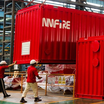 Bộ máy bơm chữa cháy đóng trong container NFPA20